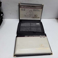 2001 Lexus RX 300 Owners Manual Original