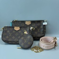 Auth Louis Vuitton Multi Pochette Accessoires Monogram Canvas bag USA