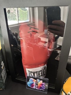 Mike Tyson Authentic Signed Red Everlast Left Hand Boxing Glove W/ Case
