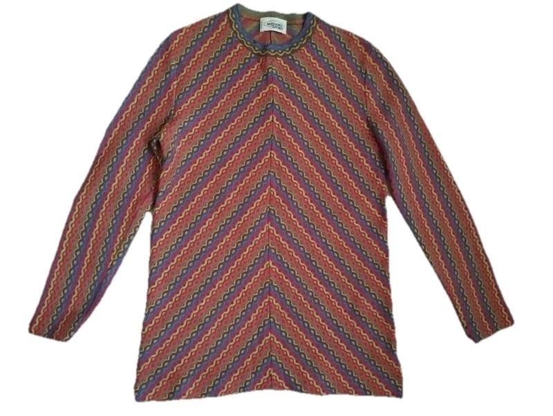 Missoni Mujer Traje Deportivo Suéter Mangas Largas Pantalones Tejido Lana Talla 42 Foto 2 de 4