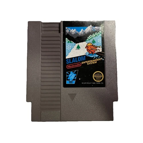 Nintendo NES Slalom Tested & Working Authentic 5 Screw Cartridge Official 1986