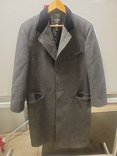 Size L - Polo Jeans Co. Ralph Lauren single-breasted wool-blend overcoat