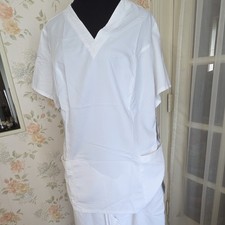 Grey's Anatomy By Barco Working Whites Set Woman's 2XL New With Tags 