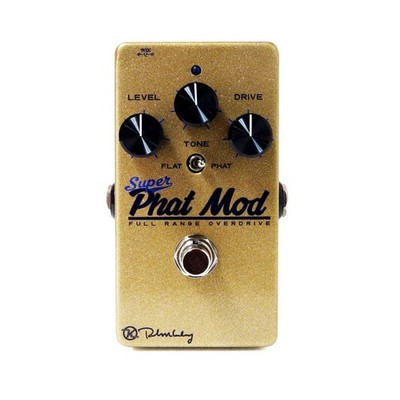 Guitar Overdrive Pedal Super Phat Mod Full Range Gold KPhat Keeley