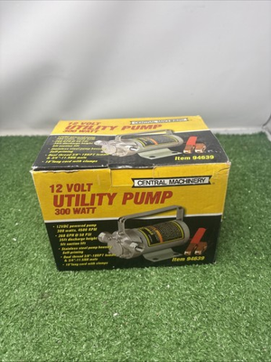 #ad Pacific Hydrostar 12 volt Utility Pump 94639 Stainless Steel Pump Housing 300GPH $36.00