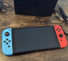 Nintendo - Switch OLED Handheld Console - 64GB Model: HEG-001 Free Shipping