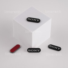 4pcs Sony Aluminum Logo Badge Replacement piece 25mm X 10mm