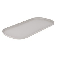 Dekotablett Grau Tablett Zum Dekorieren Deko Serviertablett Aus Metall 46 Cm