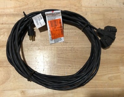 HDX 50 ft. 16/3 Indoor/Outdoor Extension Cord w/ Triple Tap End