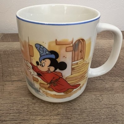 NEW Vintage Disney Parks Mickey Mouse Fantasia Sorcerer's Apprentice 1980s Mug
