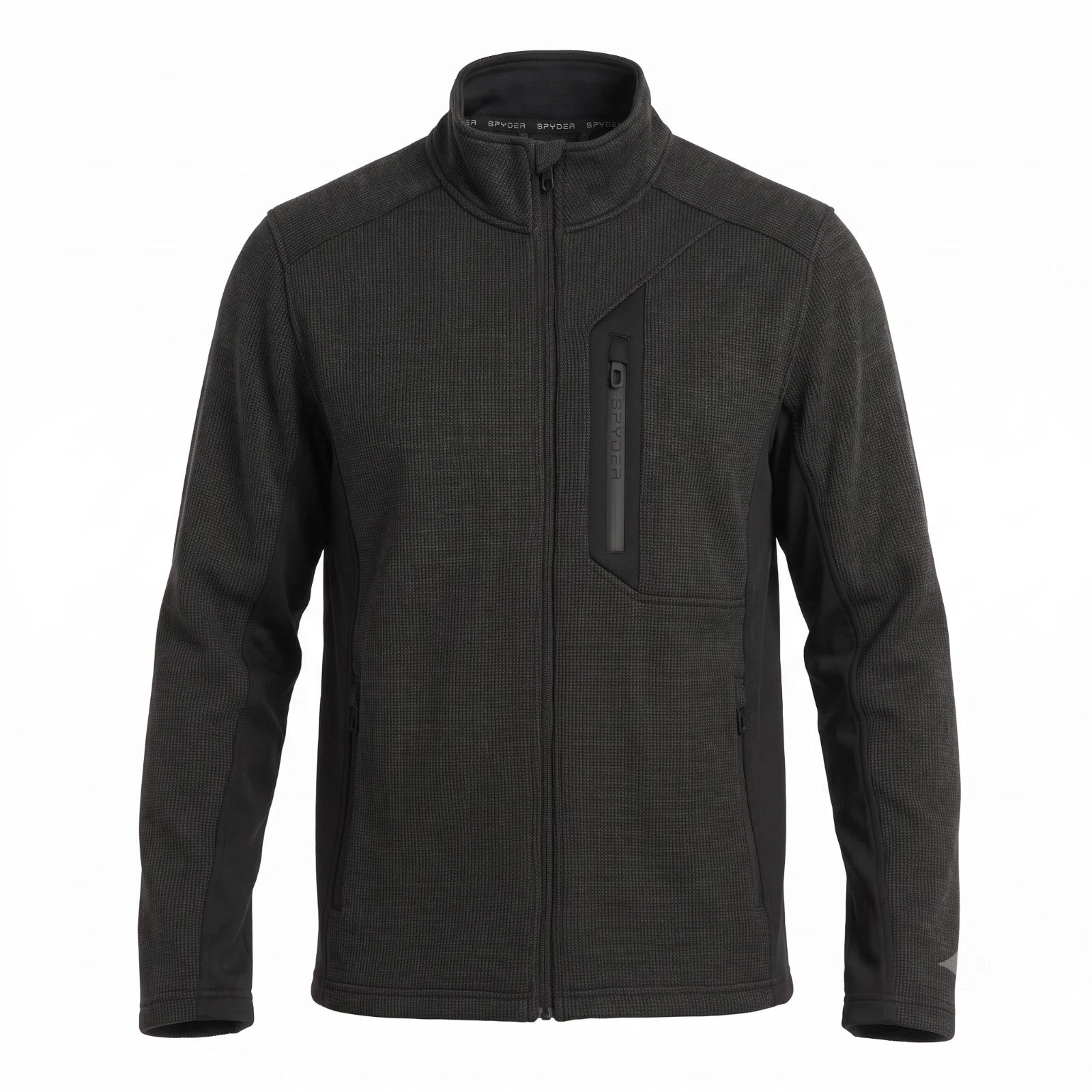 Spyder Men's Full Zip Sweater Jacket Heavyweight Polyester YKK Zipper Pockets - product detail image 2