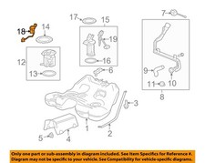 Chevrolet GM OEM 10-12 Camaro-Fuel Gauge Tank Float Level Sending Unit 13592330