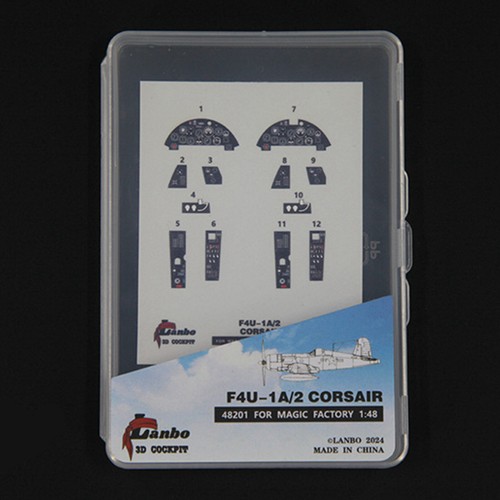 FOR Magic Factory Modelle 48201 1/48 F4U-1/2 CORSAIR 3D Cockpit - Bild 12 von 14
