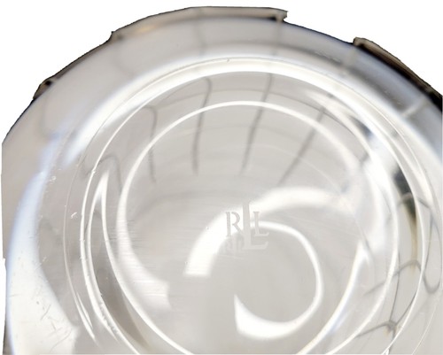 Ralph Lauren Monoco Style Genuine Crystal Ice Bucket 6.5" Signed On Bottom - Picture 6 of 9