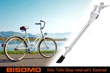 Fahrradständer 24 26 27 28 Zoll Seitenständer Fahrrad verstellbar Alu Gummifuß