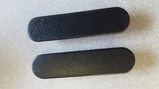 97-04 Corvette C5 Door Panel Handle Plug Screw Cover Trim PAIR NEW 10279471 BLK