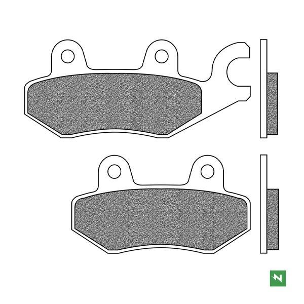 BremsbeläGe Hinten Daelim FüR Roadwin 125 2004-image