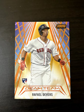 Rafael Devers 2018 Stadium Club Beam Team Orange Rookie /50 #BT-RD RC SSP Sox