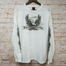 Hot Leathers Legendary Heritage Mens Shirt Biker TRL Motorsports Sz M New