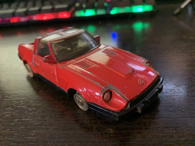 red race car transformer