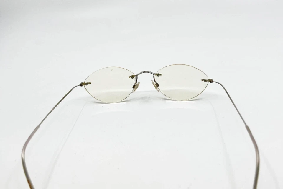 Rodenstock R4382 S4 Eyeglasses Frames Mens Clear Half Rim 49-17-145 15266 - Image 4 of 4