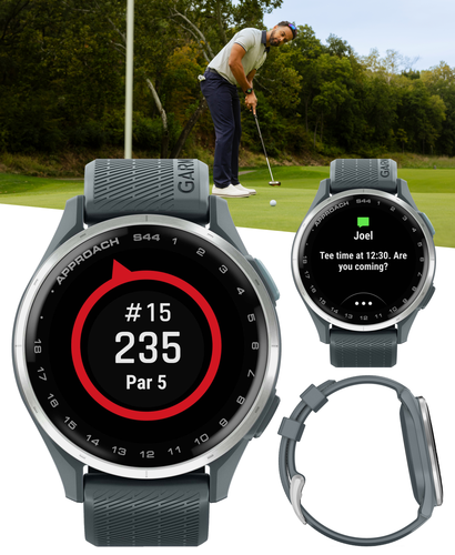 Garmin Approach S44 Golf GPS Smartwatch Silver/Twilight - Picture 4 of 12