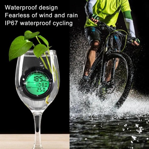 Großes LCD-Display Zyklus zähler Laufleistung-Tracker MTB Rennrad - Bild 6 von 6