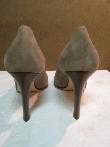 Sergio Rossi Damen-Pumps beige klassisch Wildleder Größe 7 NEU - Bild 4 von 7