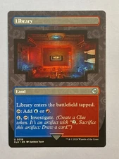 MTG - Library - Borderless - NM - Ravnica: Clue Edition