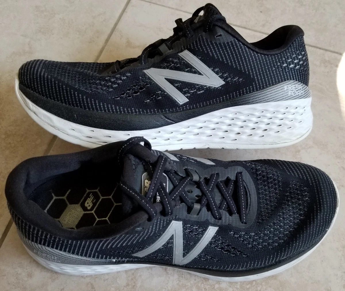 New Balance Fresh Foam More Womenu0026#039;s Running Sneakers Shoes WMORBK  Black Size 9 B | eBay