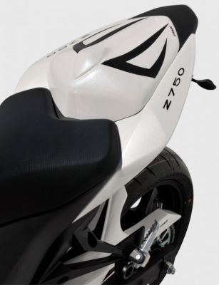 ERMAX KAWASAKI Z750 Z 750 2011 Sattelhaube weiß/schwarz matt 