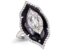 1.50CT Sparkling Round Marquise Cut Cubic Zirconia Women's Fashion Ring