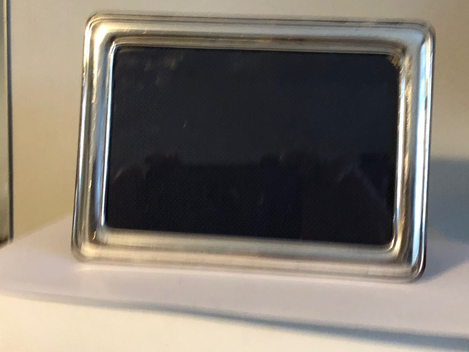 REALLY NICE & STYLISH LARGE 7" x 5" HALLMARKED SILVER PHOTO FRAME eBay