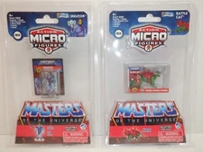 Worlds Smallest Masters of The Universe Micro Action Figures Battle Cat Skeletor