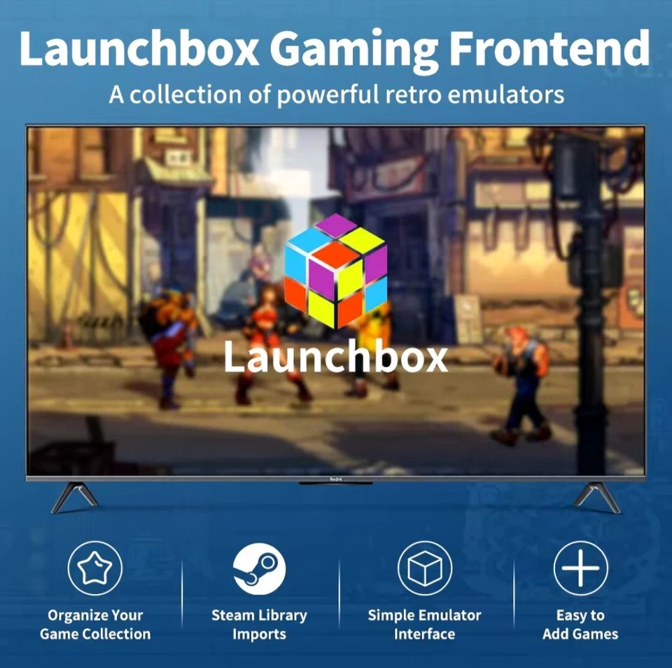 Launchbox Gaming Hard Drive Disk Retro Game Console for PS4/PS3/PS2/WiiU/Wii/N64 - Image 3 of 4