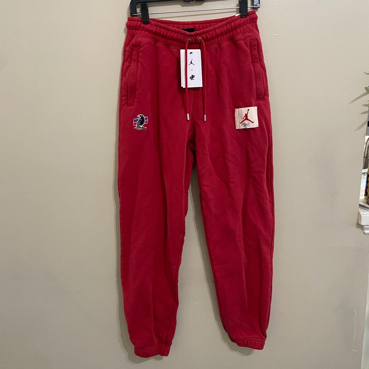 Air Jordan x Two 18 Flight Sweatpants Fleece Sweatpants Women's S  DV6968-687 NEW