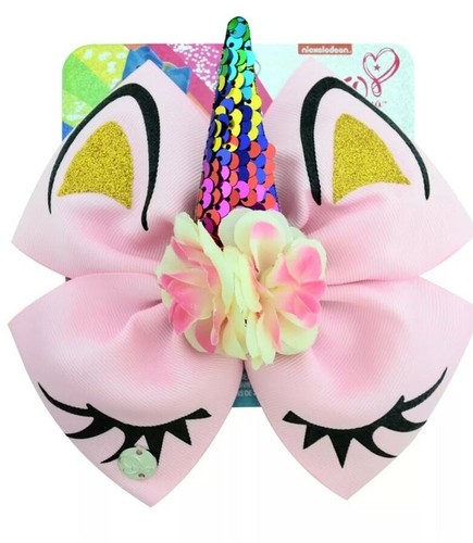 Jojo Bow White Unicorn & Flowers - Picture 2 of 15