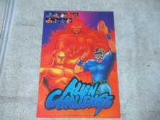 original ad 1994   11 - 8''  ALIEN CHALLENGE IGS   ARCADE VIDEO GAME FLYER image