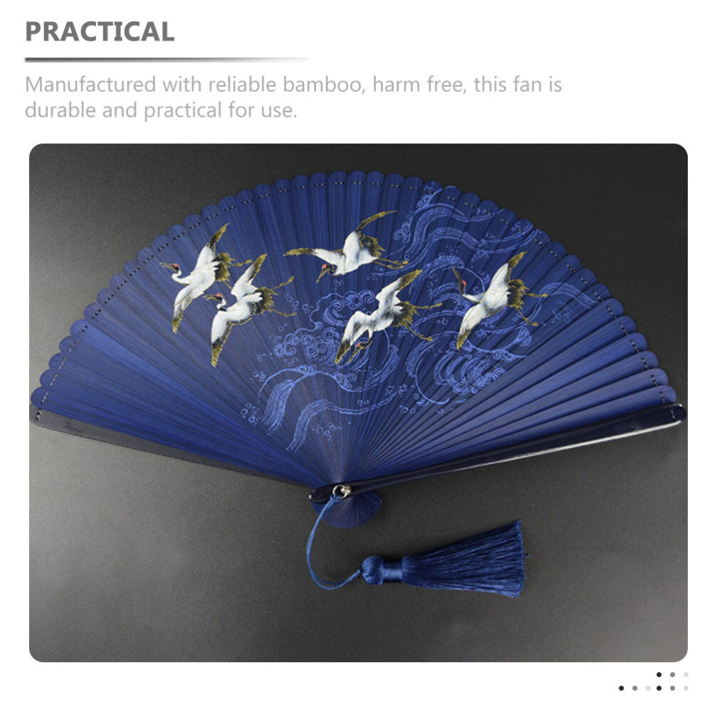 Foldable Fan Chinese Folding Fan Antique Fan Dancing Fan Hand Held Fan