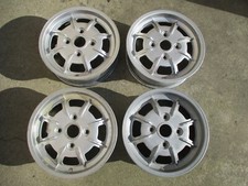 Set Of 4 Wheels 15x5.5 Alloy Mahle 4 Lug 914-361-115-00 Fits Porsche 914-4