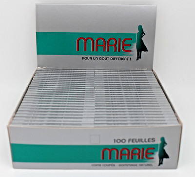 1 Box Marie Zigarettenpapier /-Blättchen/-Papers / Neu 50x100 Blatt-Packung *NEU