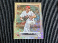 2022 TOPPS #521 COOPER CRISWELL *FACTORY SET SPARKLE FOILBOARD #106/390*  ANGELS