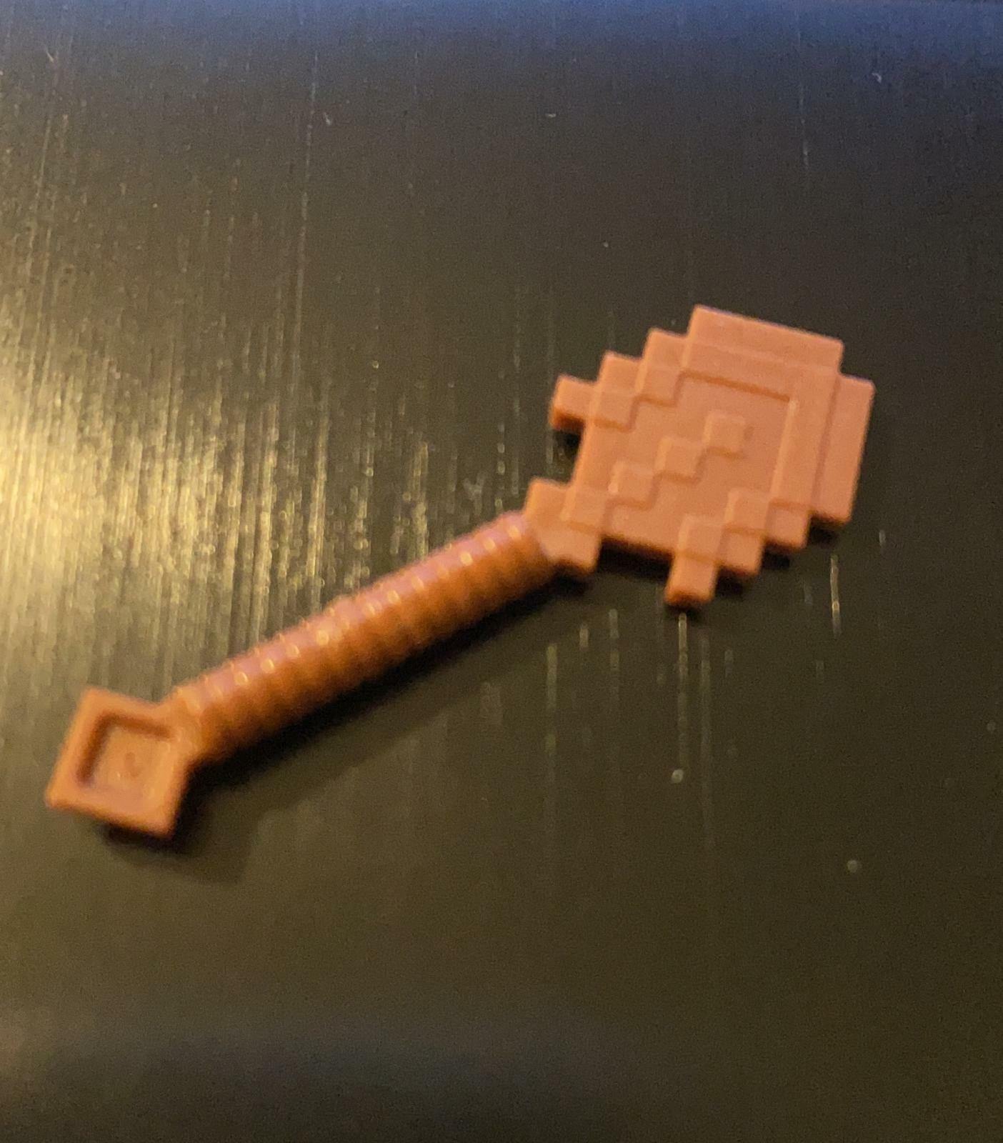 Lego Minecraft Shovel Spade Wood Brown x1 Spare Minifig 21137 21127 21128  21146