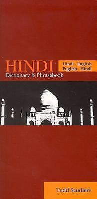 Hindi-English/English-Hindi Dictionary & Phrasebook by Scudiere