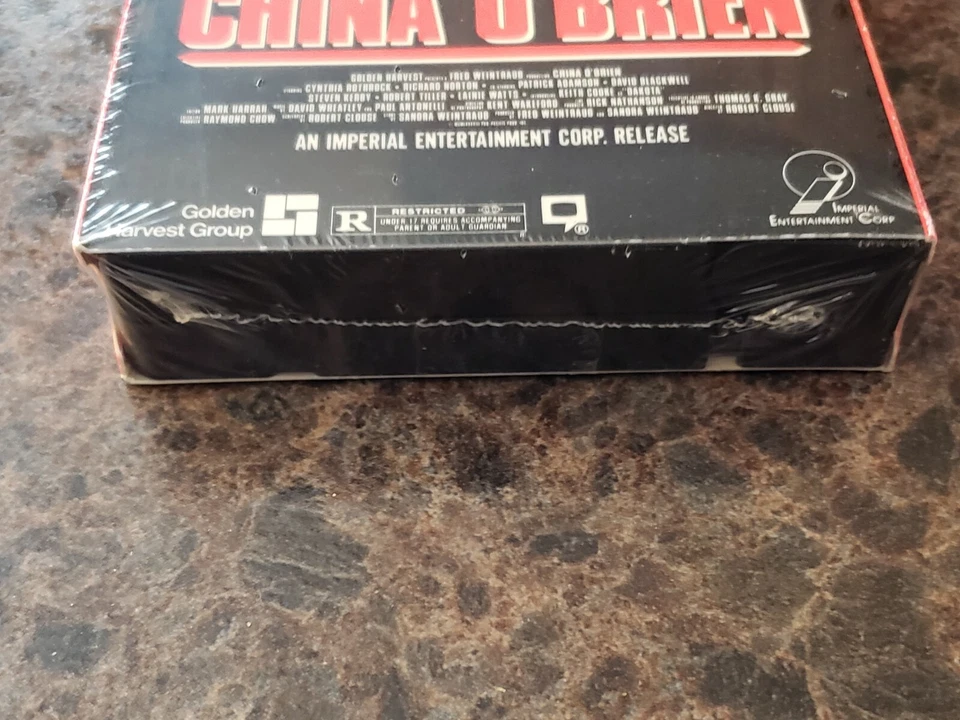 BRAND NEW China O'Brien (VHS, 1991) Cynthia Rothrock RARE Sealed OOP - Image 2 of 4