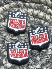 Silicone Focal Beads DIY Beadable Pens Taylor  s Version NFL Symbol 3 Pieces