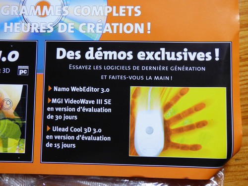 Namo WebEditor 2.0 + VideoWave 2 SE + Ulead Cool3D 1.0 - 3 Logiciels Vintage - Photo 7/12