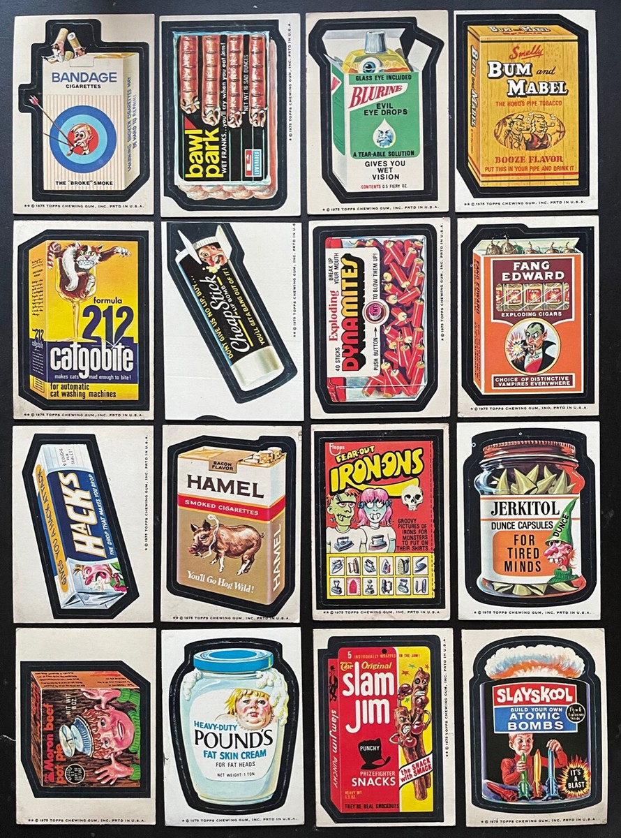 1975 Vintage Wacky Packages 11th Series Singles - Tan Back, Topps Non-Sport Trading Cards (Pick Your Card)