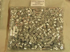 100 pack of 1/8 Aluminum Cable Stops Sleeves Traps Trapping Snares 