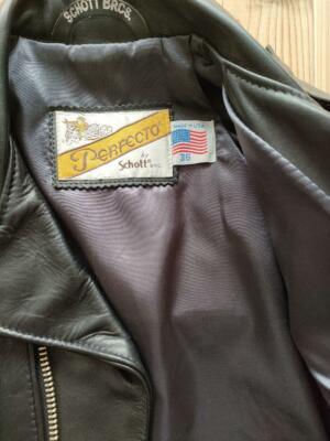 Schott Perfecto Leather Riders Jacket Size 36 Made in USA | eBay
